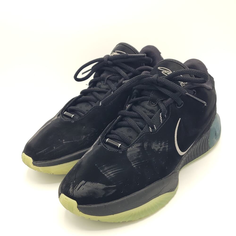 Nike LeBron XXI Black/MTLC Pewter-Iron Grey FB2238-001 men's size 7.5